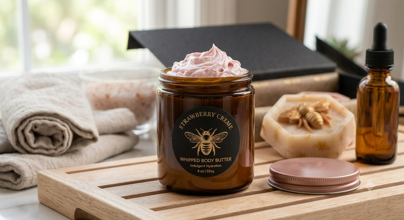 Strawberry Creme Whipped Body Butter