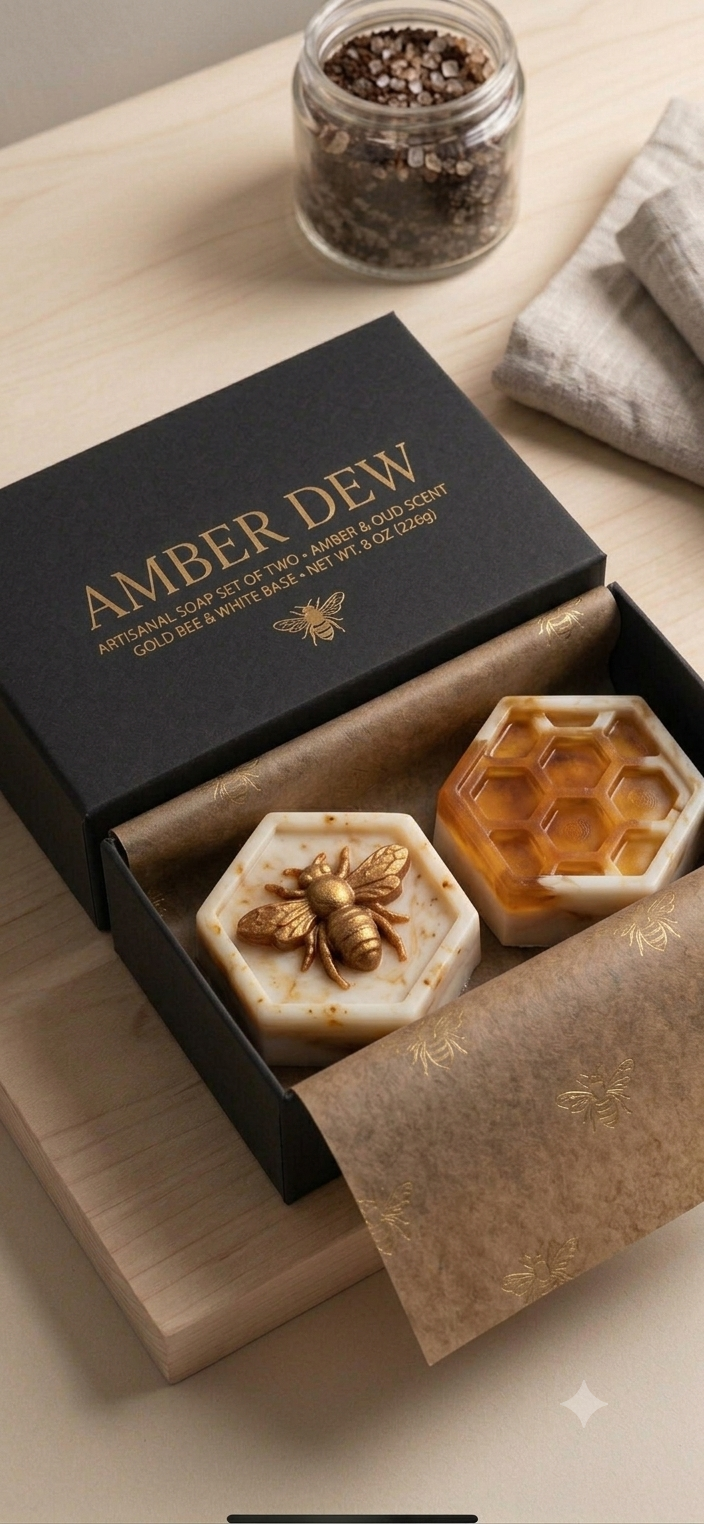 Amber Dew Bar Soap Set