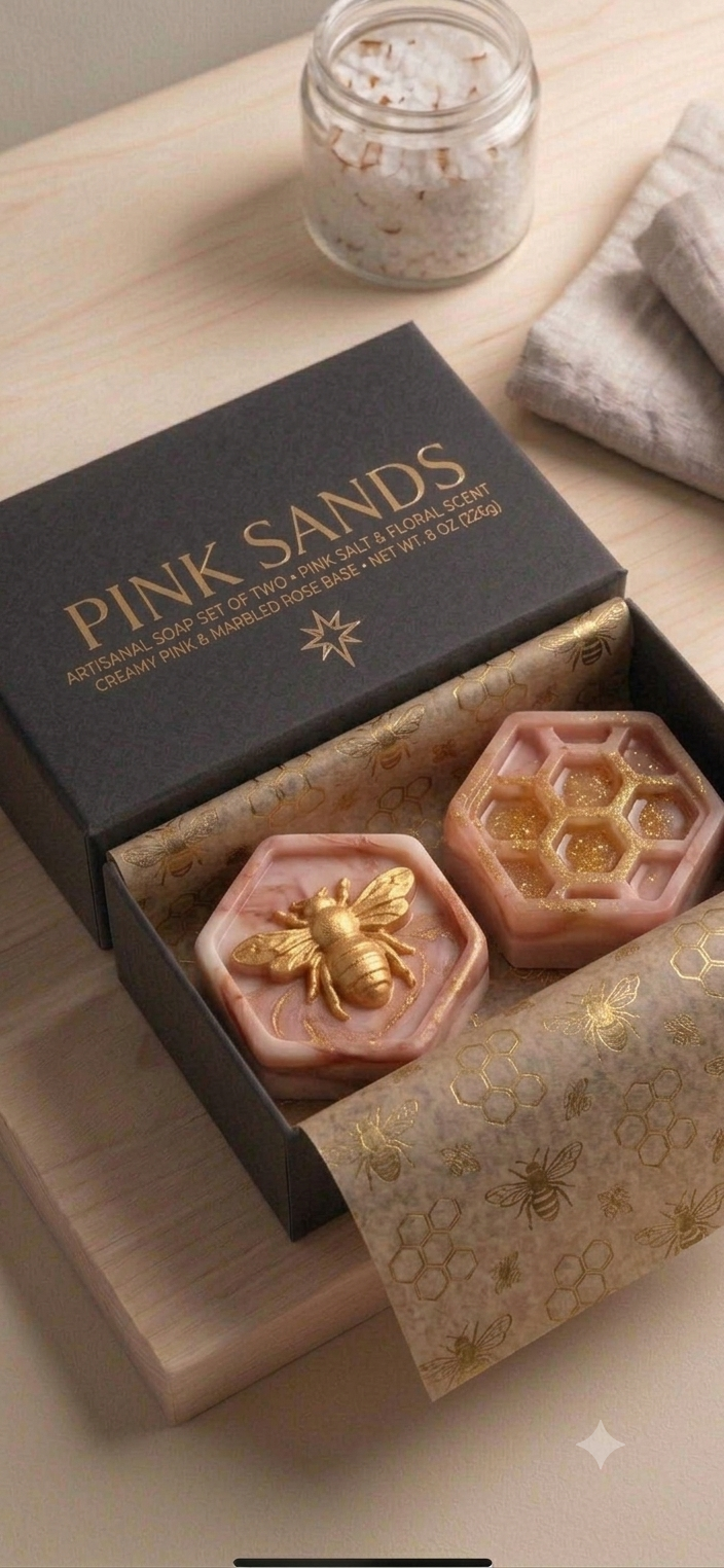 Pink Sands Bar Soap Set