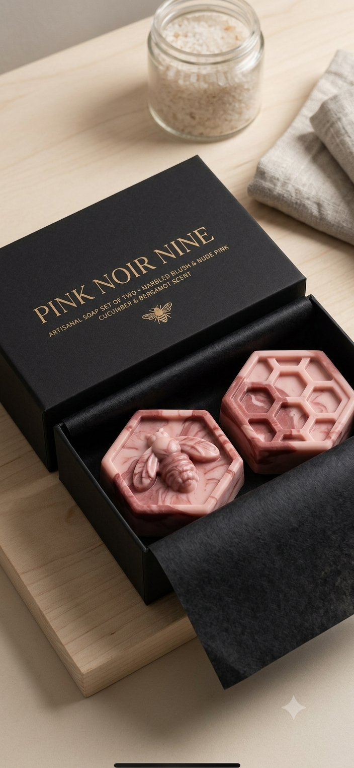 Pink Noir Nine Bar Soap Set